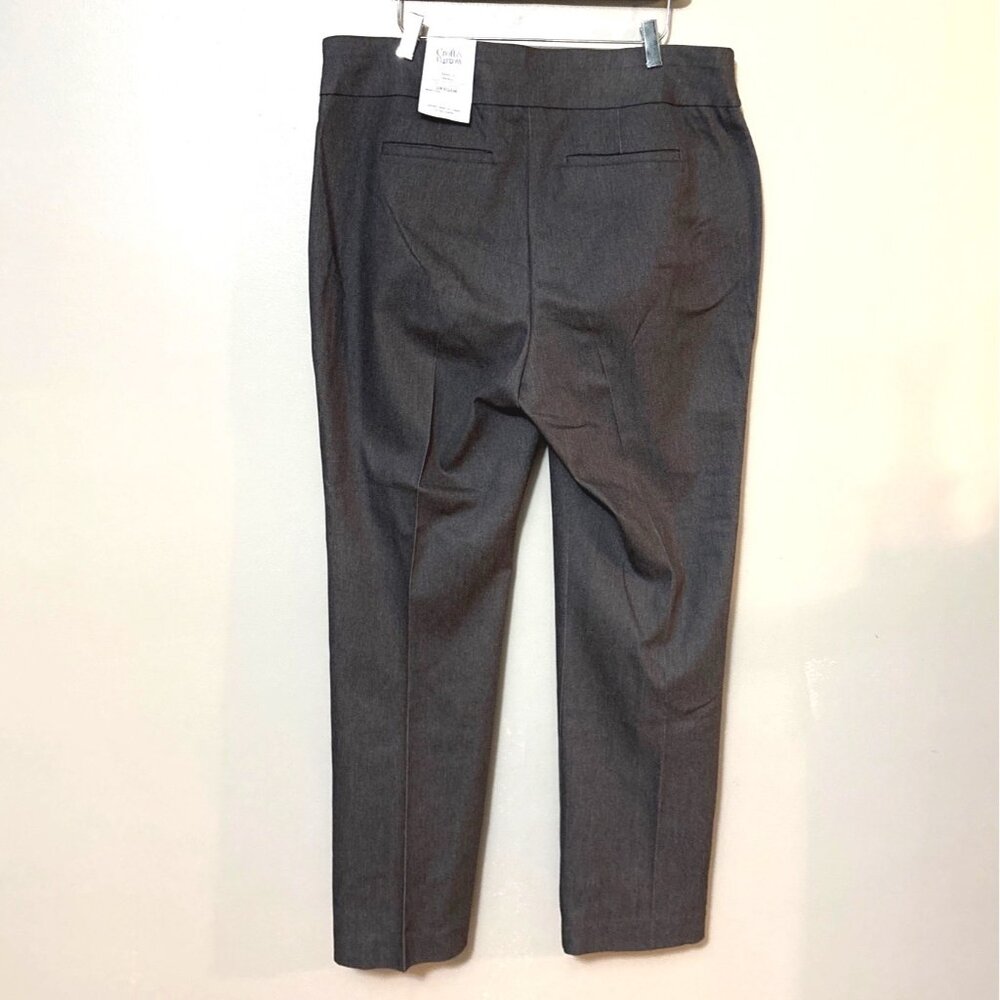Croft & Barrow Womens Plus Bootcut Pants Mid Rise 16W Heather Gray Stretch Comfo - Picture 4 of 8